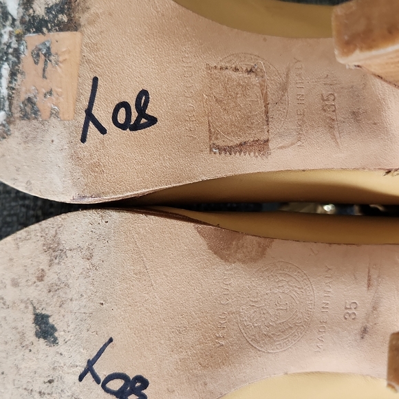 Versace Calfskin High Boots with Braided Ankle Ties 35 - Picture 6 of 16